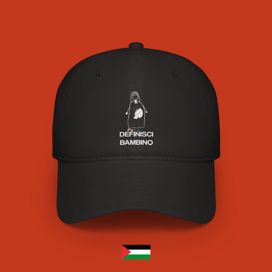 Definisci bambino con bimba che dorme - cappellino