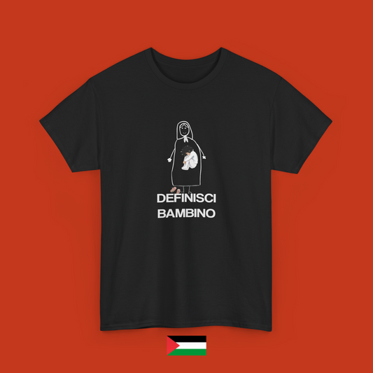 Definisci bambino con bimba che dorme - maglietta