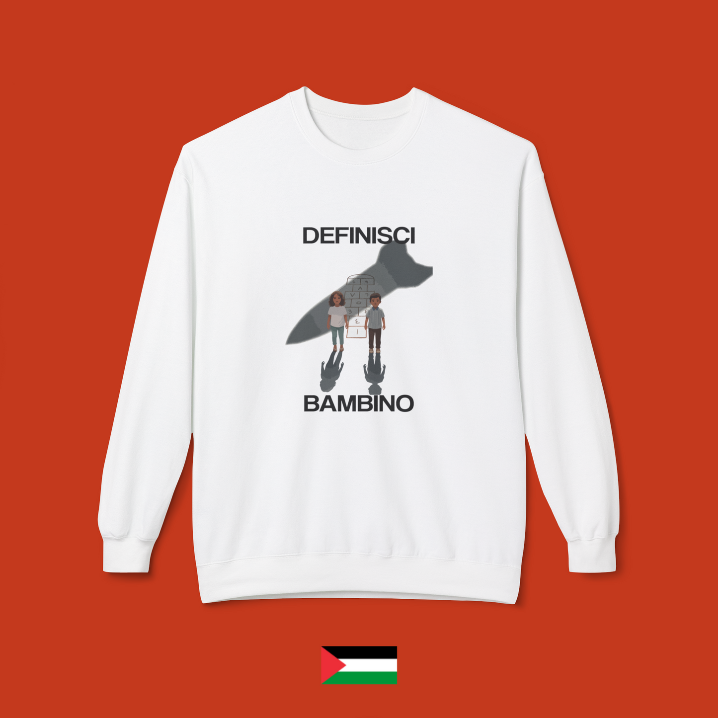 Define Baby with Missile Shadow - Crewneck Sweatshirt
