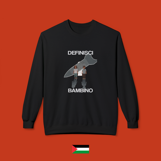 Definisci bambino con ombra missile - felpa girocollo