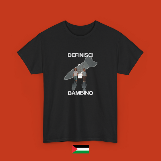Definisci bambino con ombra missile - maglietta