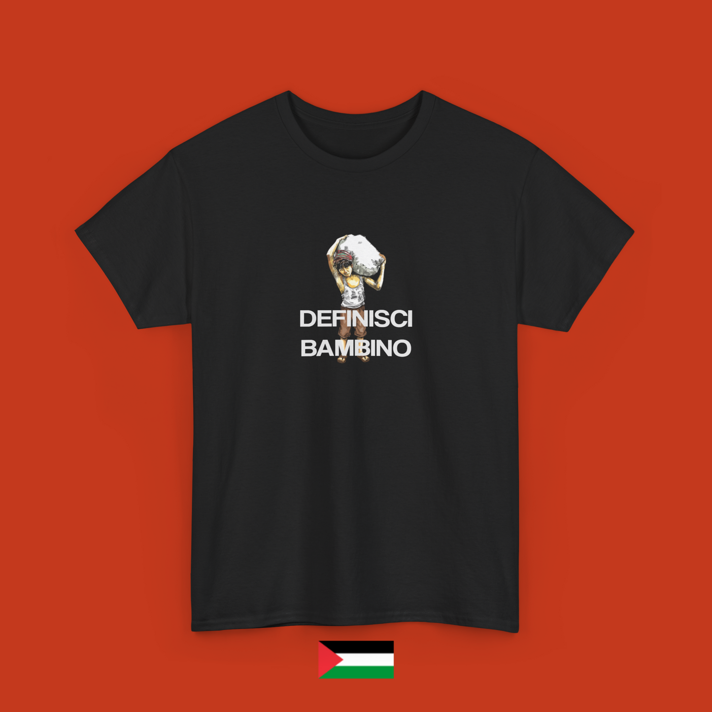 Define child with sack of flour - T-shirt