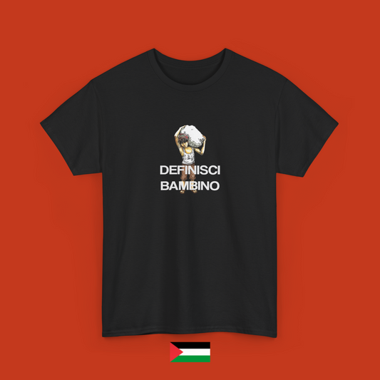 Definisci bambino con sacco di farina - maglietta