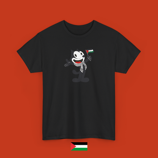 Felix the Cat con bandiera - maglietta
