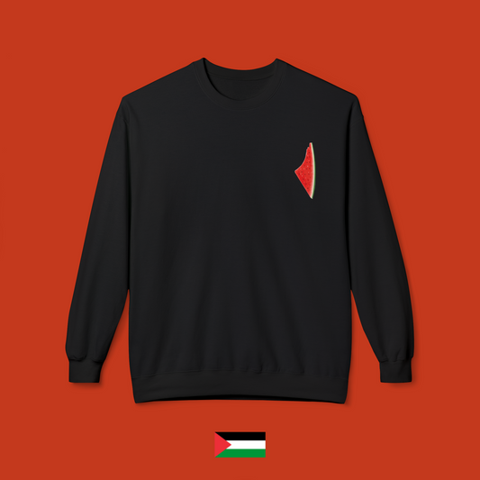 Fetta di melone - felpa girocollo