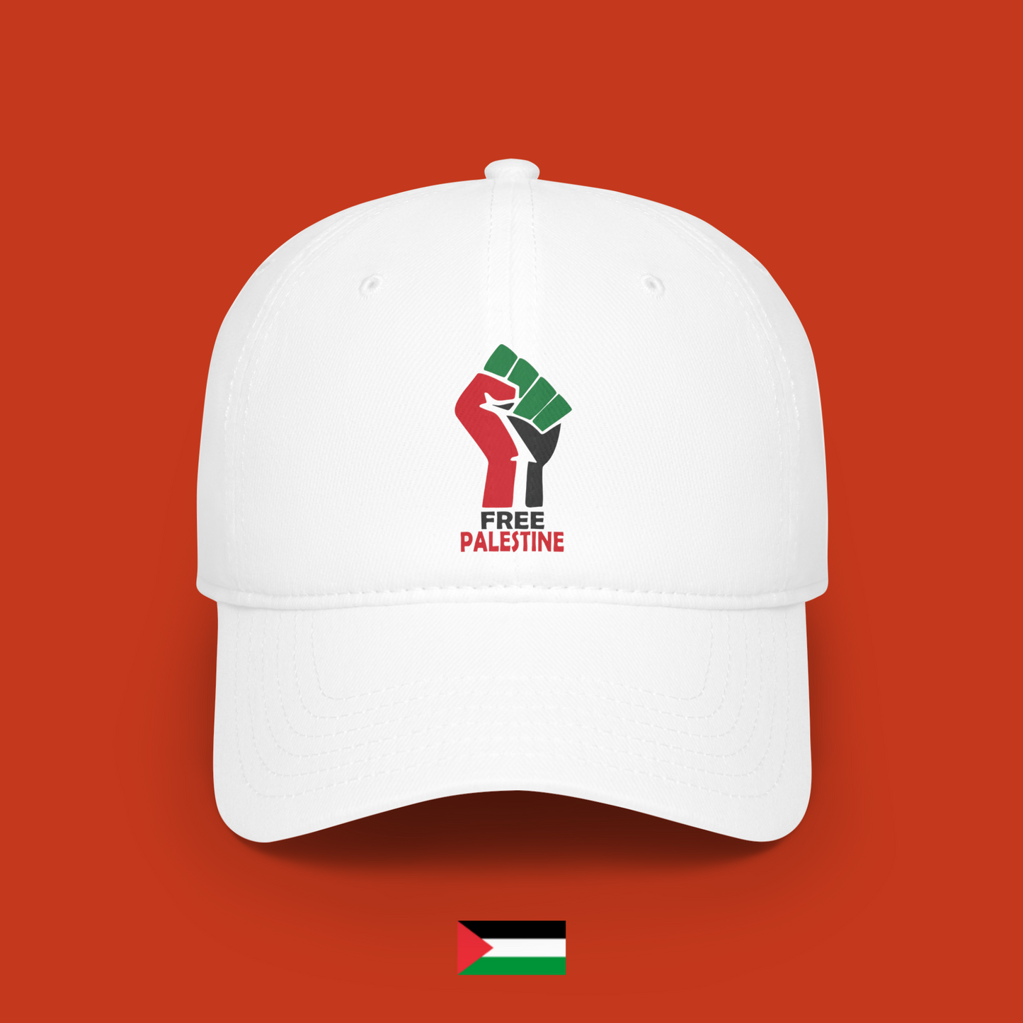 Free Palestine with Fist - cap