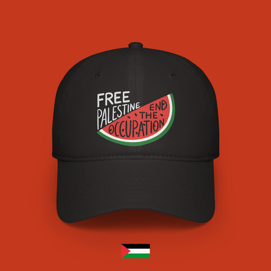 Free Palestine end the occupation - cappellino