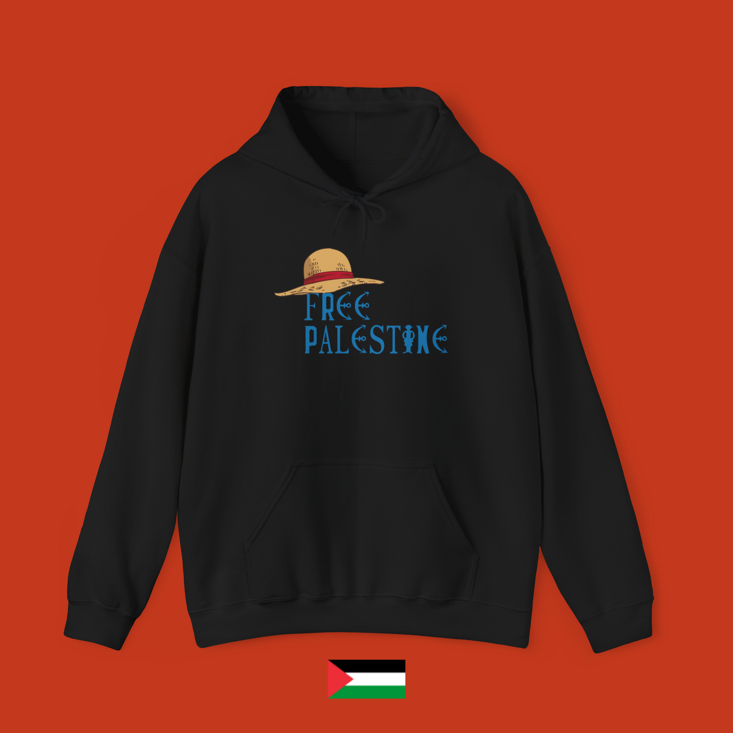 One Piece Free Palestine - Hoodie