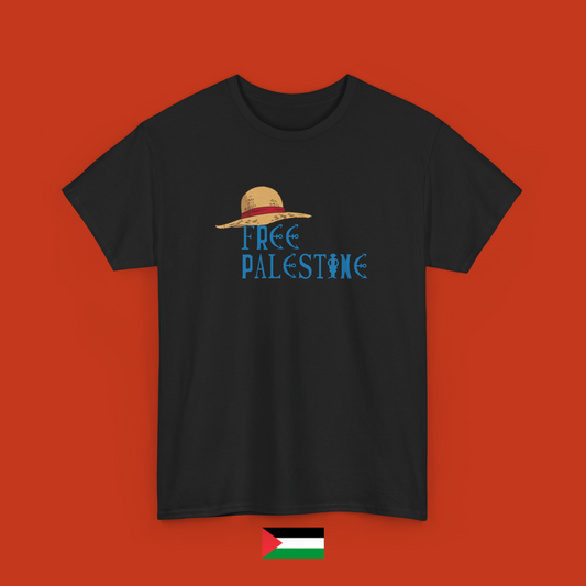 One Piece Free Palestine - maglietta