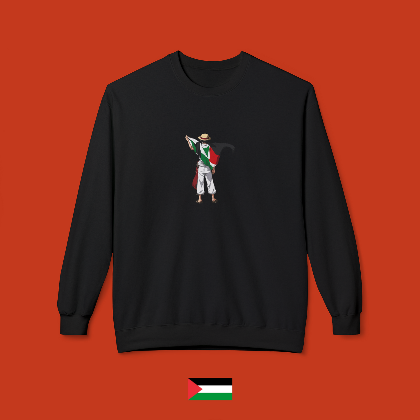 One Piece Monkey from behind - crewneck sweatshirt