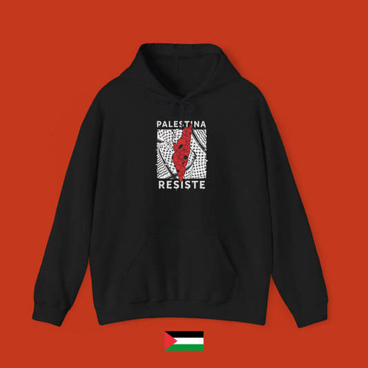 Palestina Resiste - felpa con cappuccio