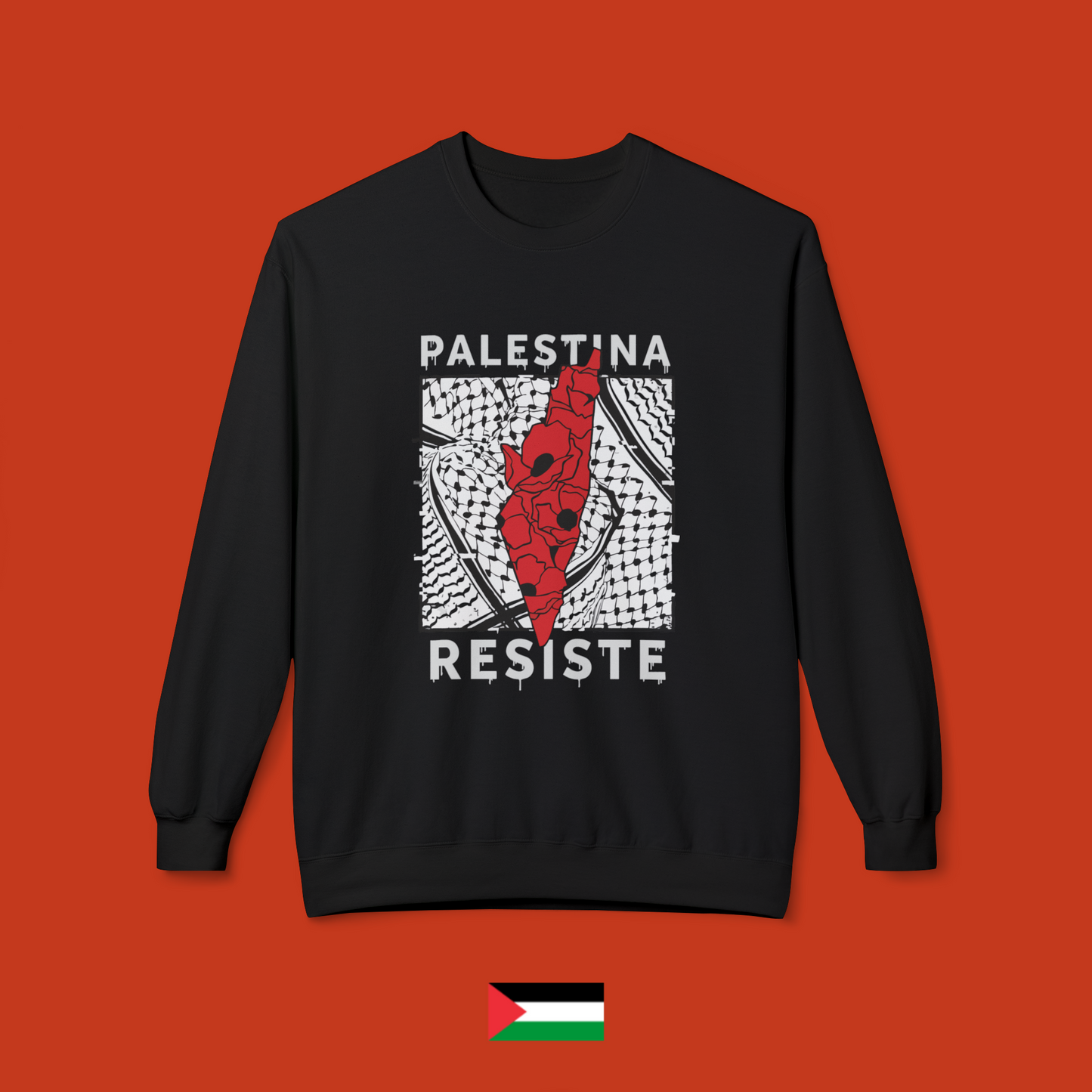 Palestine Resists - Crewneck Sweatshirt