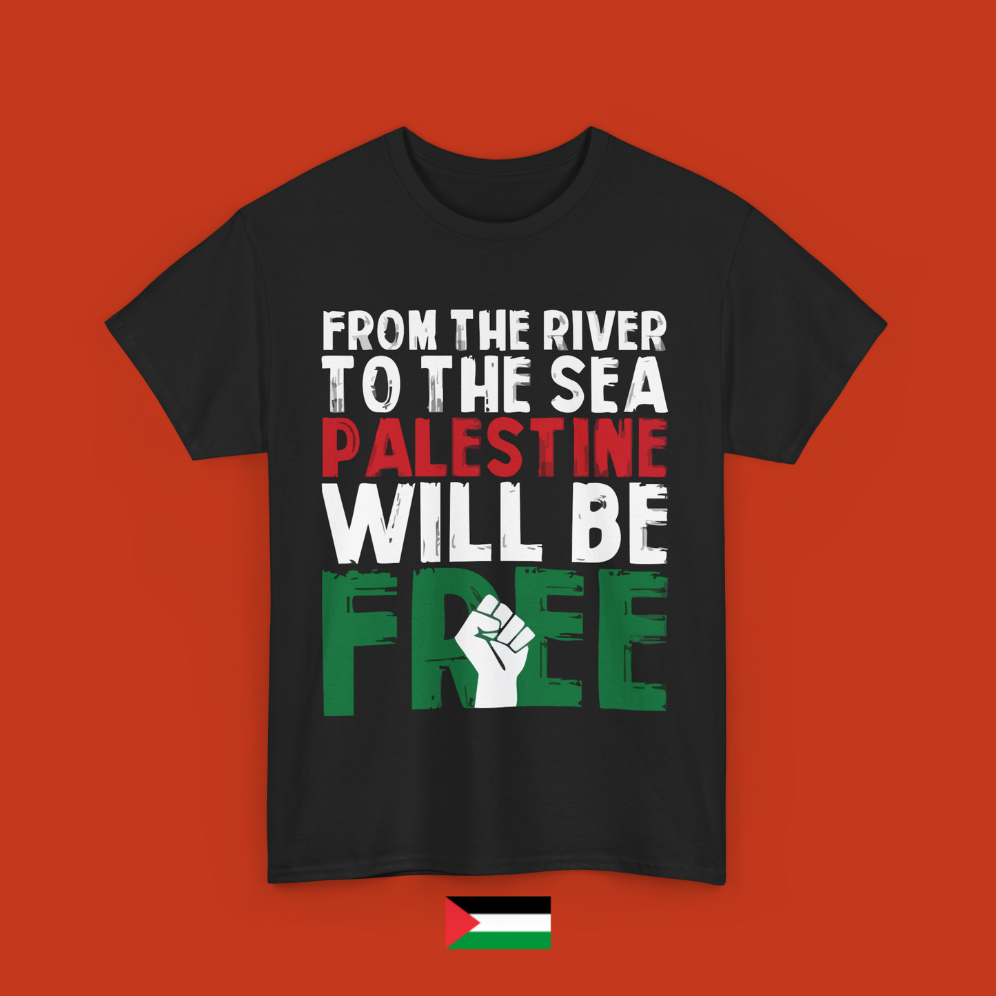 Palestine Shirt Gaza T-Shirt Palestine Shirt Free Palestine T-Shirt - Tee 3 Black