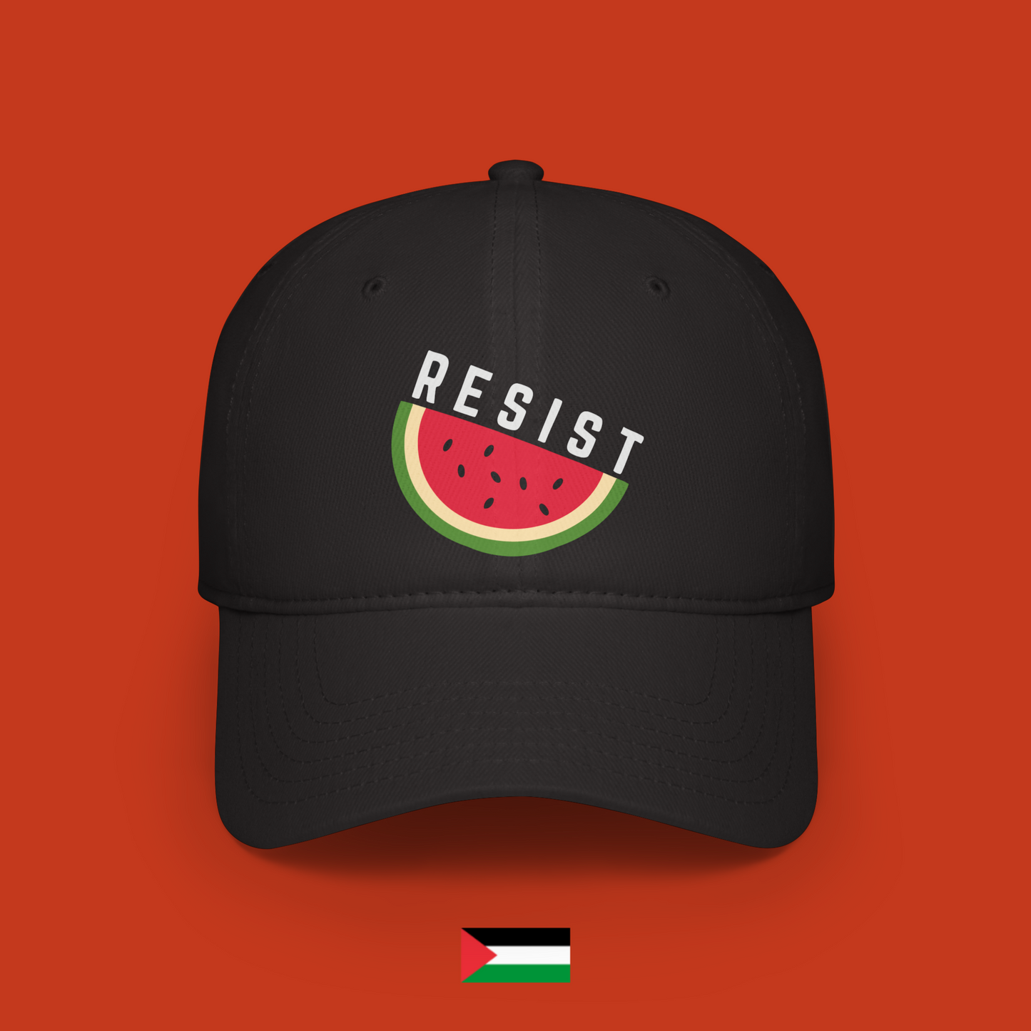 Resist with watermelon - hat