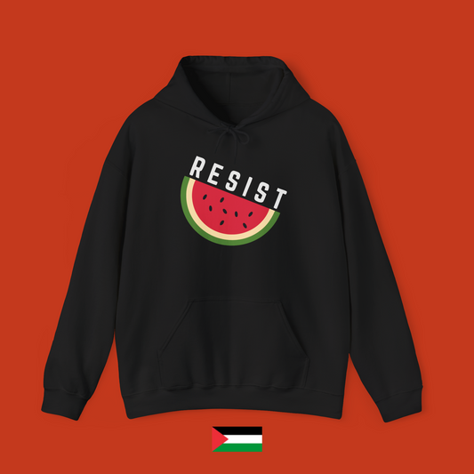 Resist con anguria - felpa con cappuccio