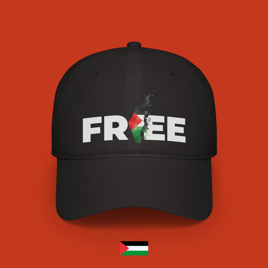 Scritta Free con Palestina - cappellino