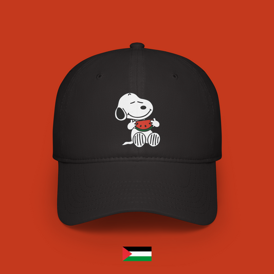 Snoopy mangia una fetta di anguria - cappellino