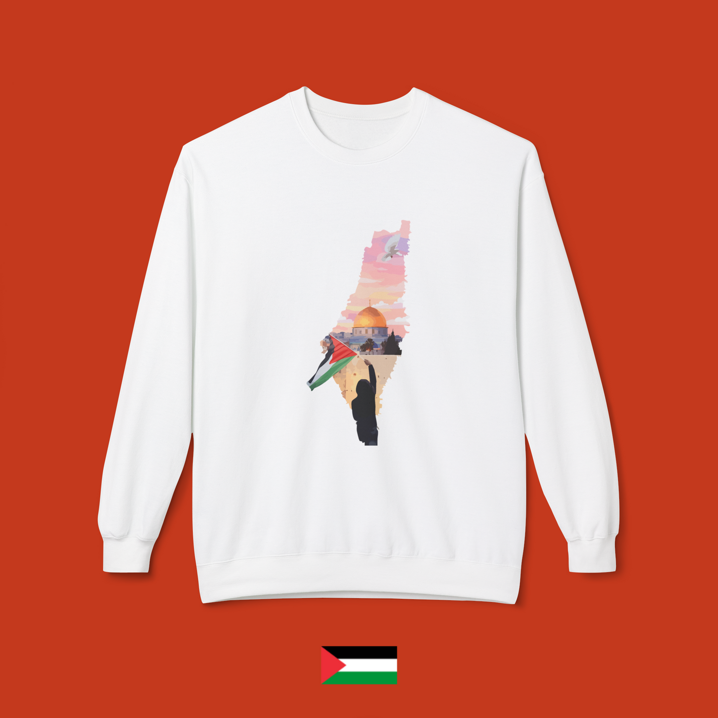A glimpse of Palestine - crewneck sweatshirt