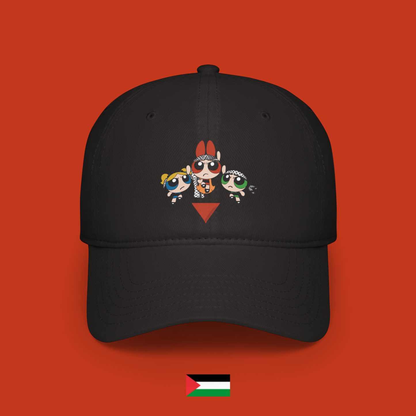 Powerpuff Girls with keffiyeh - hat