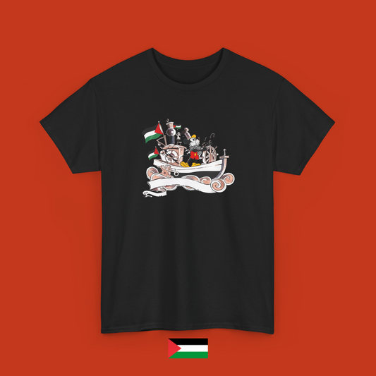 Topolino Steamboat Willie con nave - maglietta