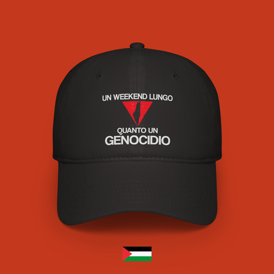 Un weekend lungo quanto un genocidio - cappellino