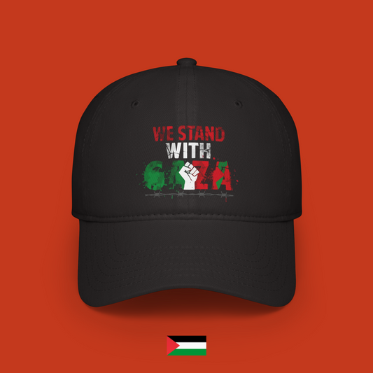 We stand with Gaza - cappellino
