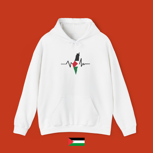 Palestine Heartbeat - Hoodie