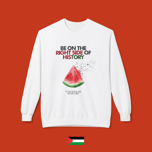 Be on the right side of history - crew neck sweatshirt