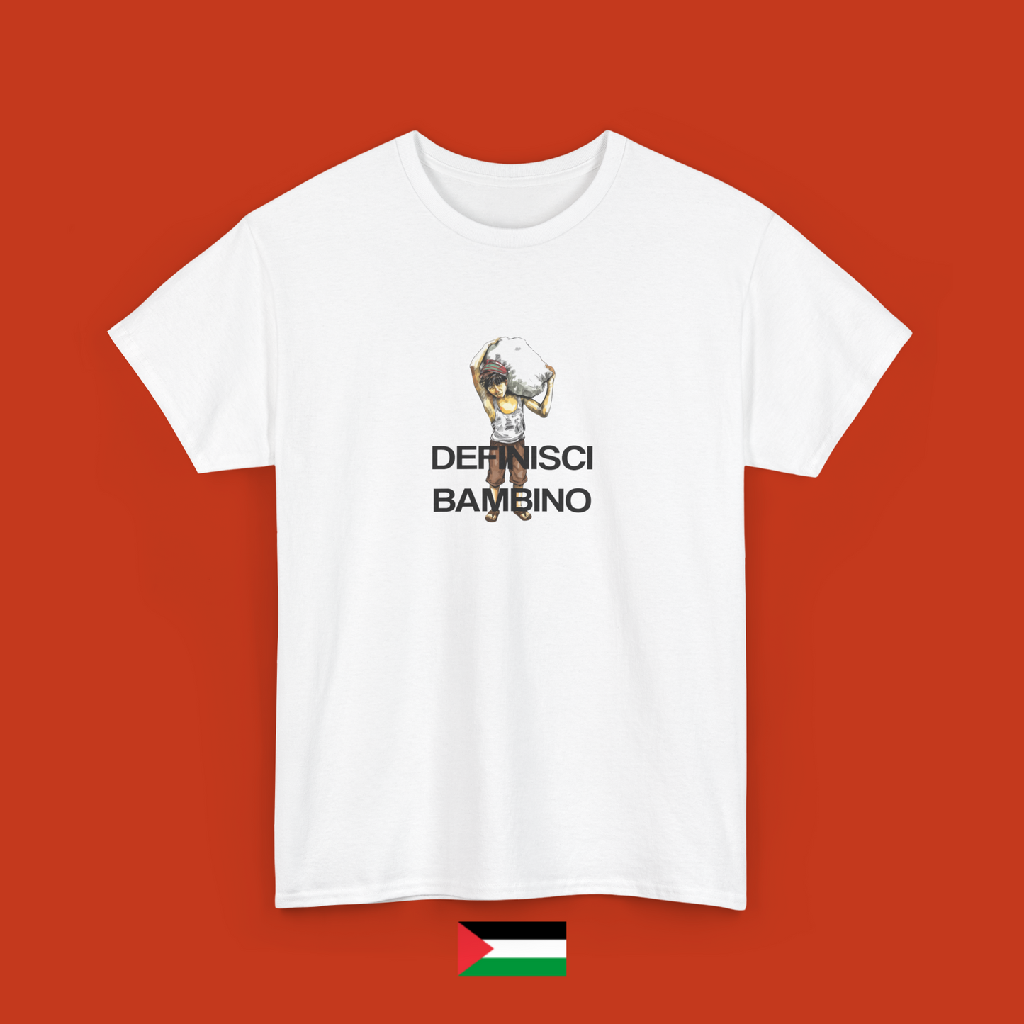 Define child with sack of flour - T-shirt