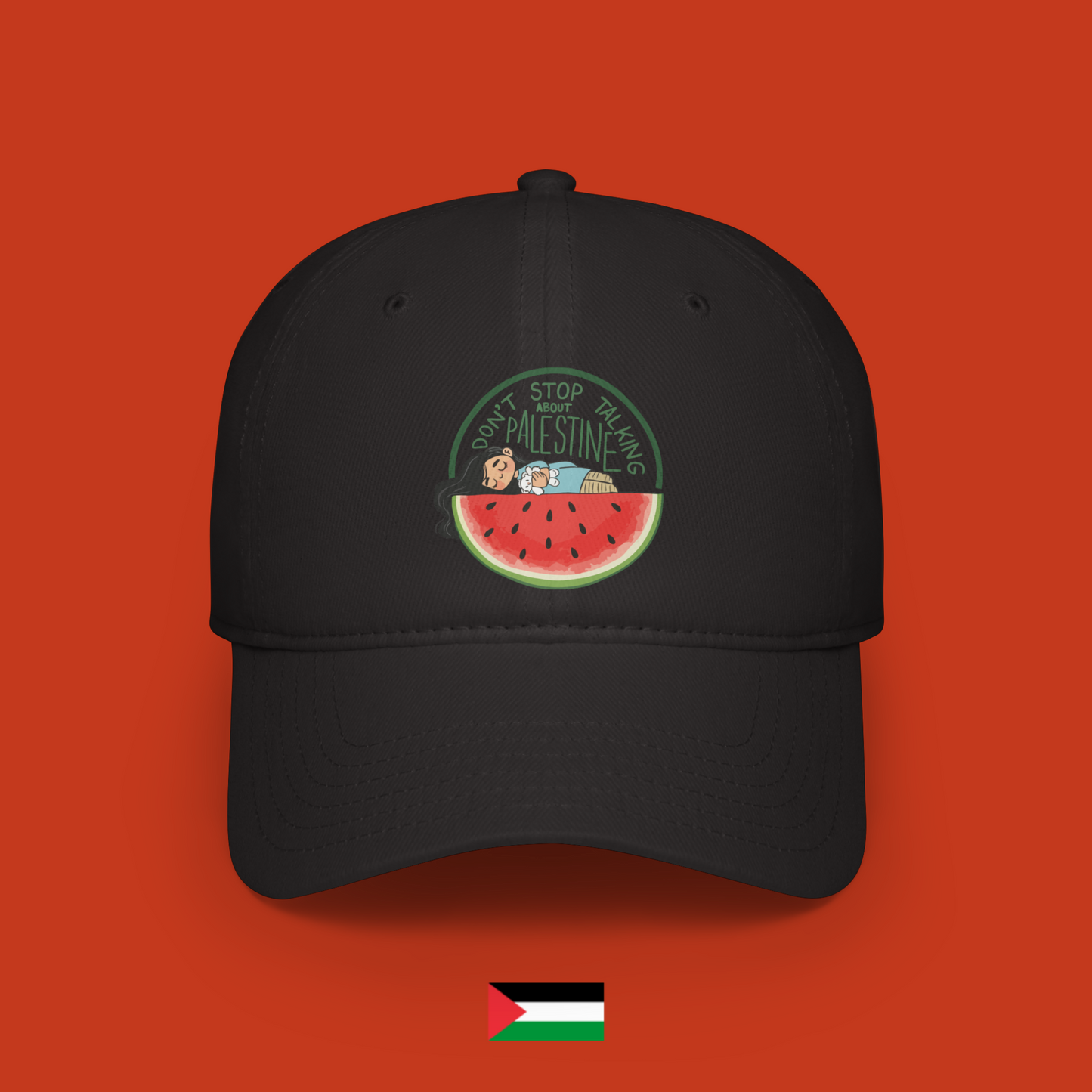 Don't stop talking about Palestine with sleeping girl - hat