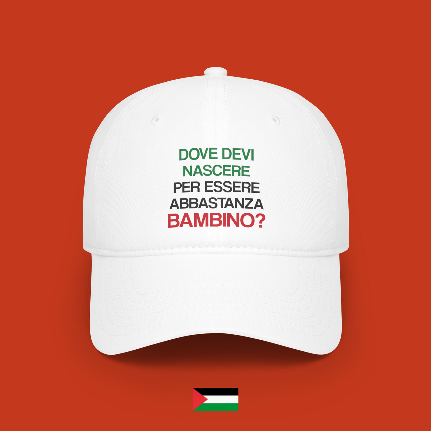 Dove devi nascere per essere abbastanza bambino - cappellino