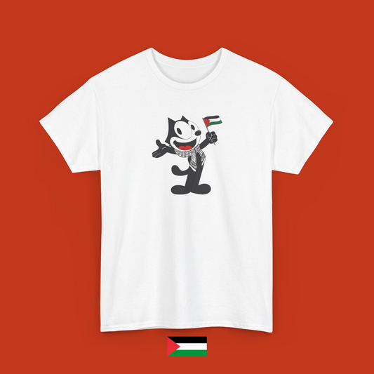 Felix the Cat con bandiera - maglietta