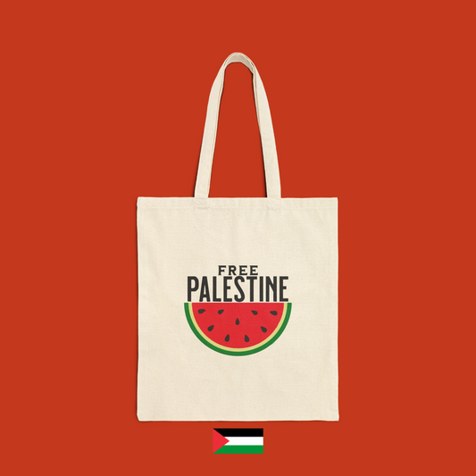 Free Palestine Watermelon Sticker - Bag