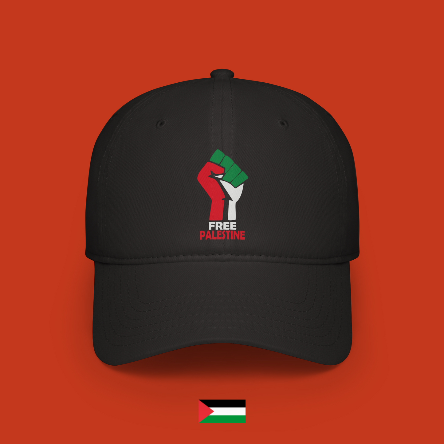 Free Palestine with Fist - cap