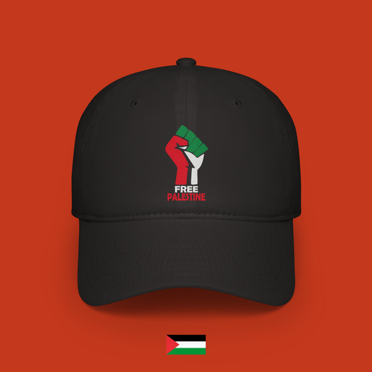 Free Palestine with Fist - cap