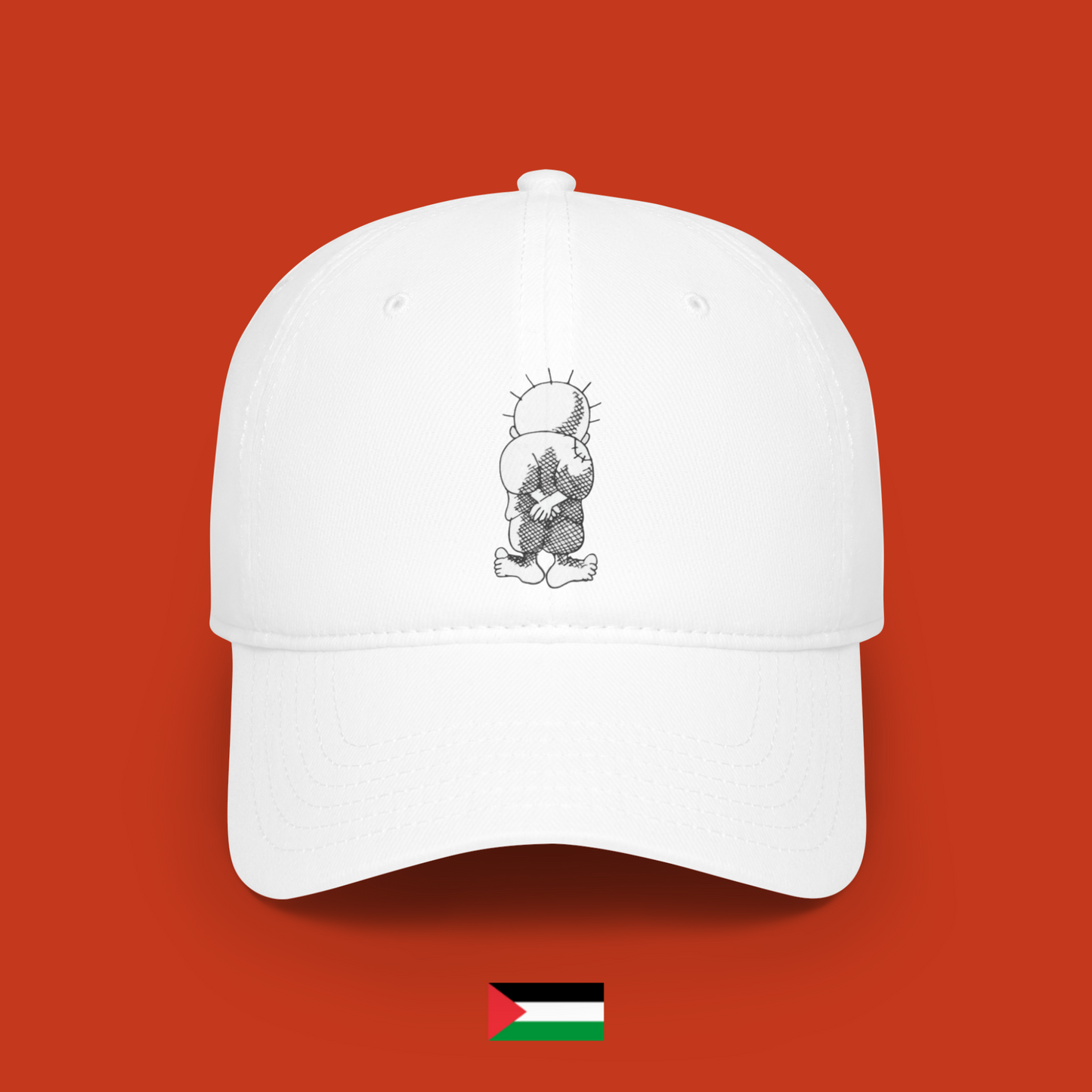Handala from behind - hat