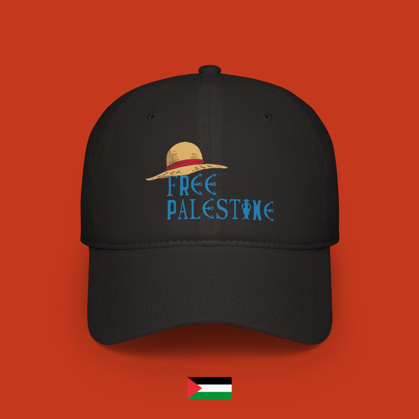 One Piece Free Palestine - cap