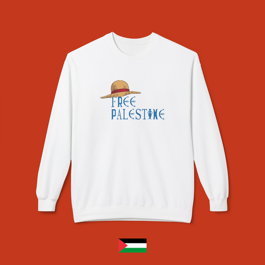 One Piece Free Palestine - Crewneck Sweatshirt