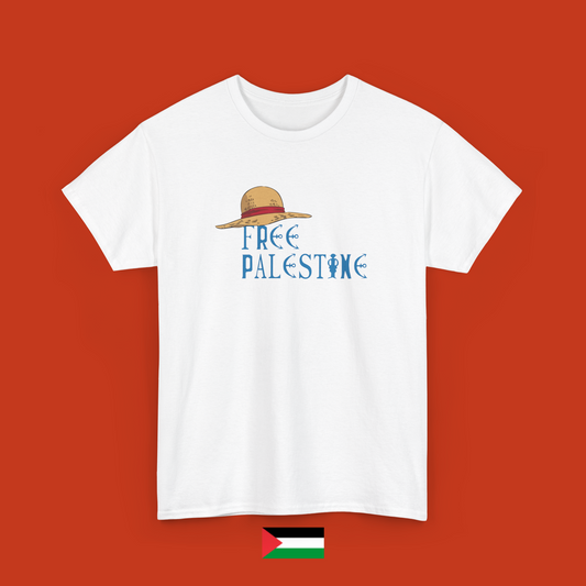 One Piece Free Palestine - maglietta