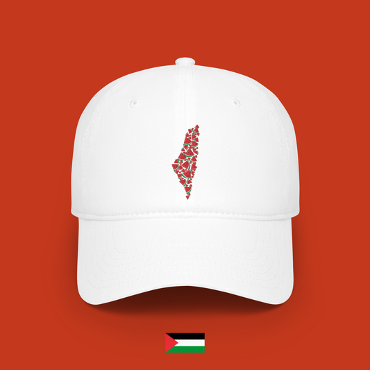 Palestine made of watermelon slices - hat