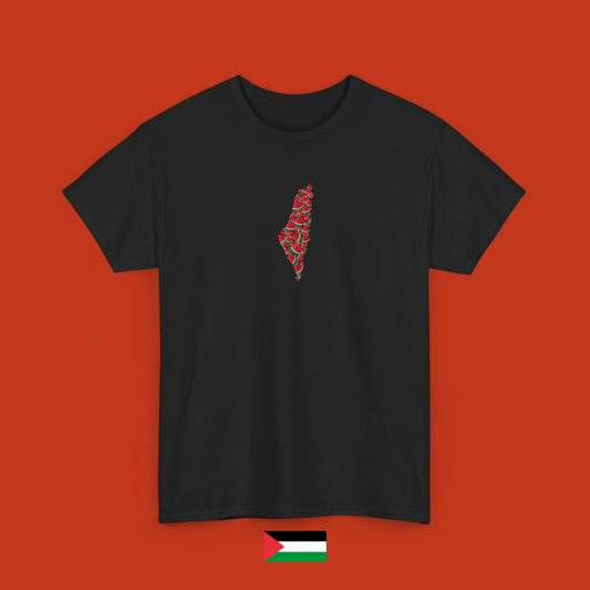 Palestine made of watermelon slices - T-shirt