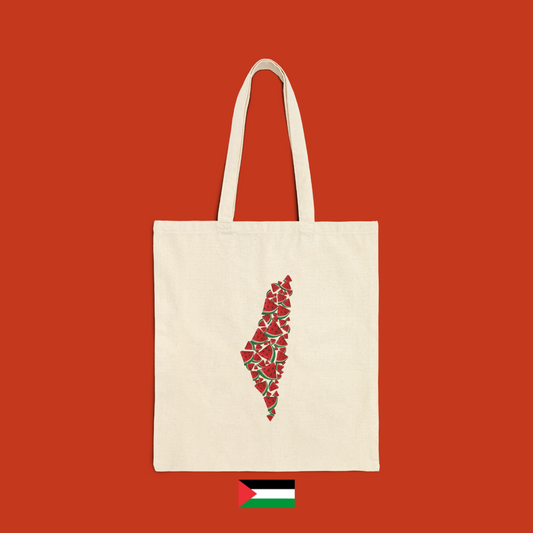 Palestina formata da fette di anguria - borsa