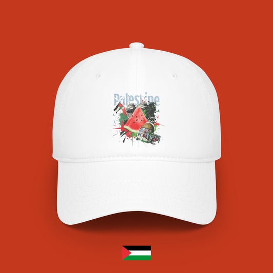 Palestine with mosque and watermelon - hat