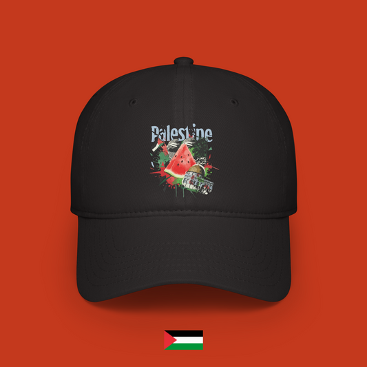 Palestine with mosque and watermelon - hat