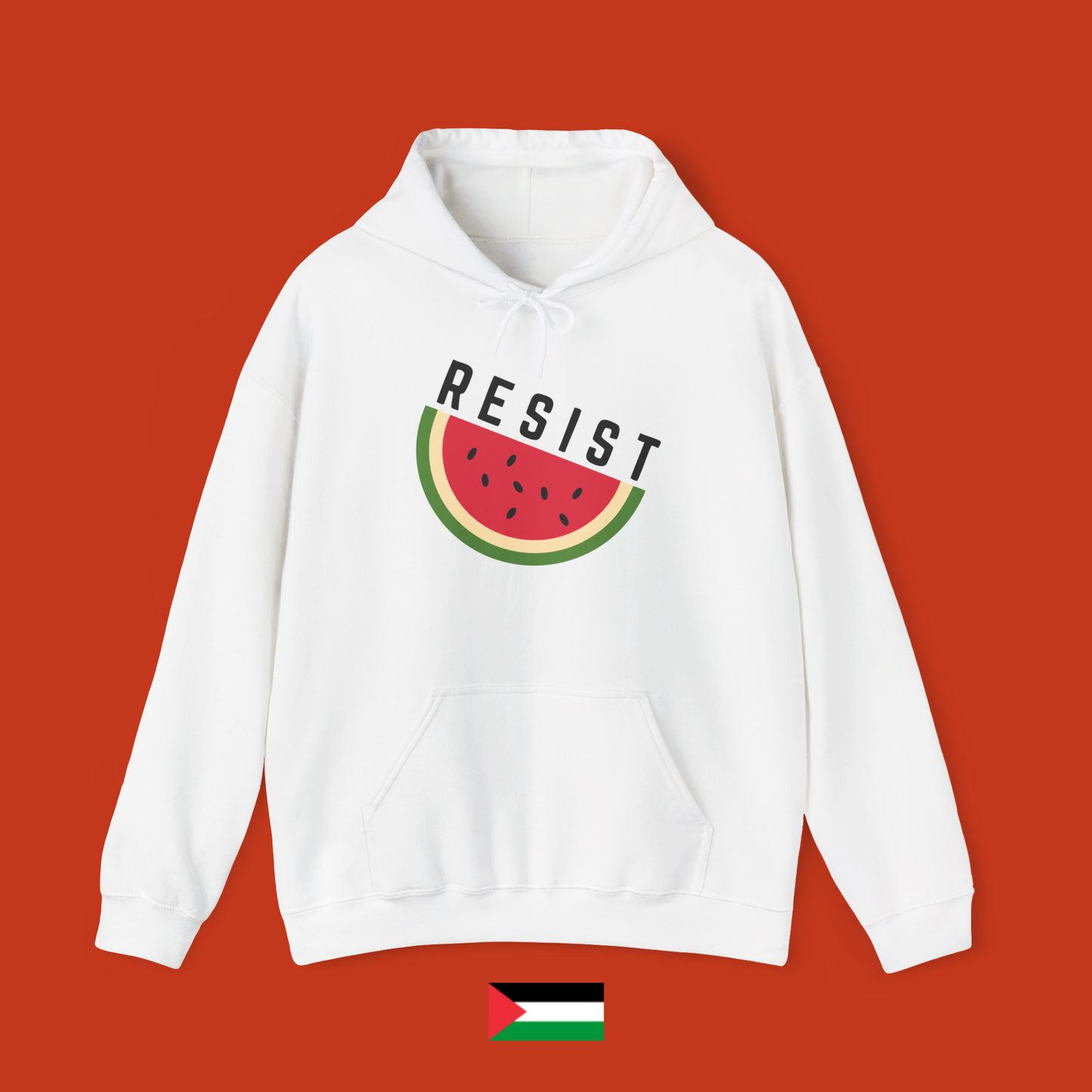 Resist with Watermelon - Hoodie