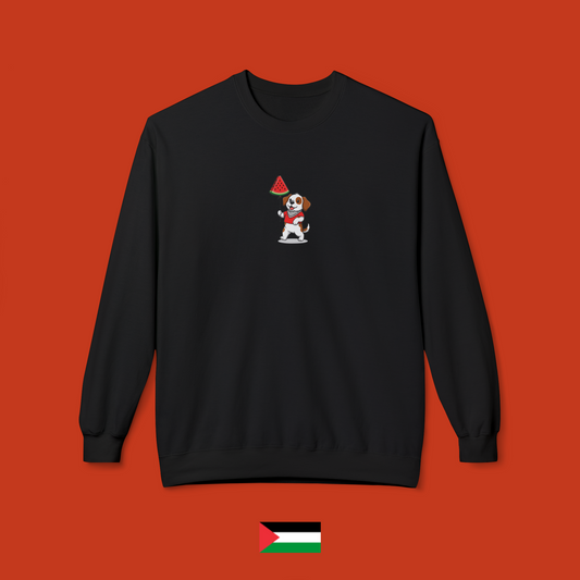 Sami with Balloon - Crewneck Sweatshirt