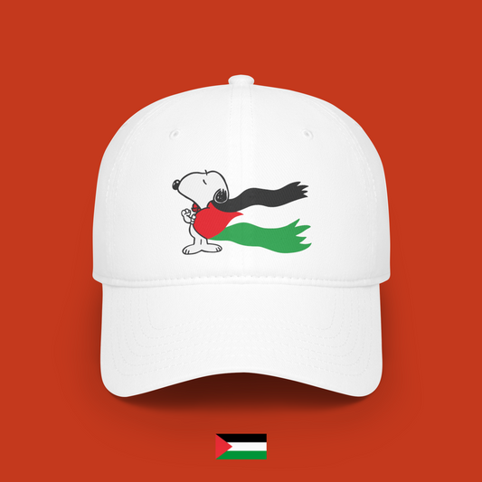 Snoopy con mantello palestinese - cappellino