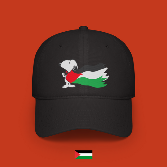 Snoopy con mantello palestinese - cappellino