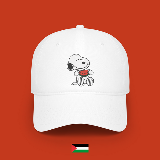 Snoopy mangia una fetta di anguria - cappellino