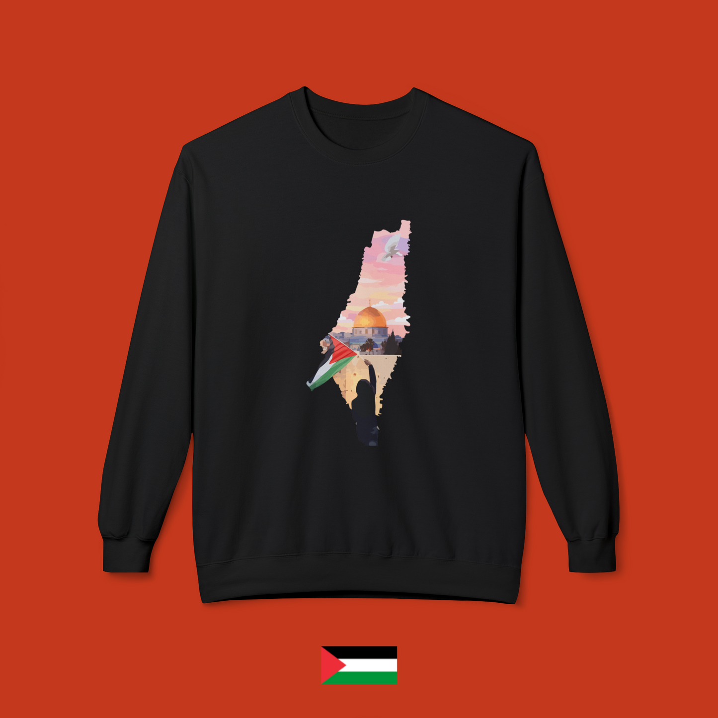 A glimpse of Palestine - crewneck sweatshirt
